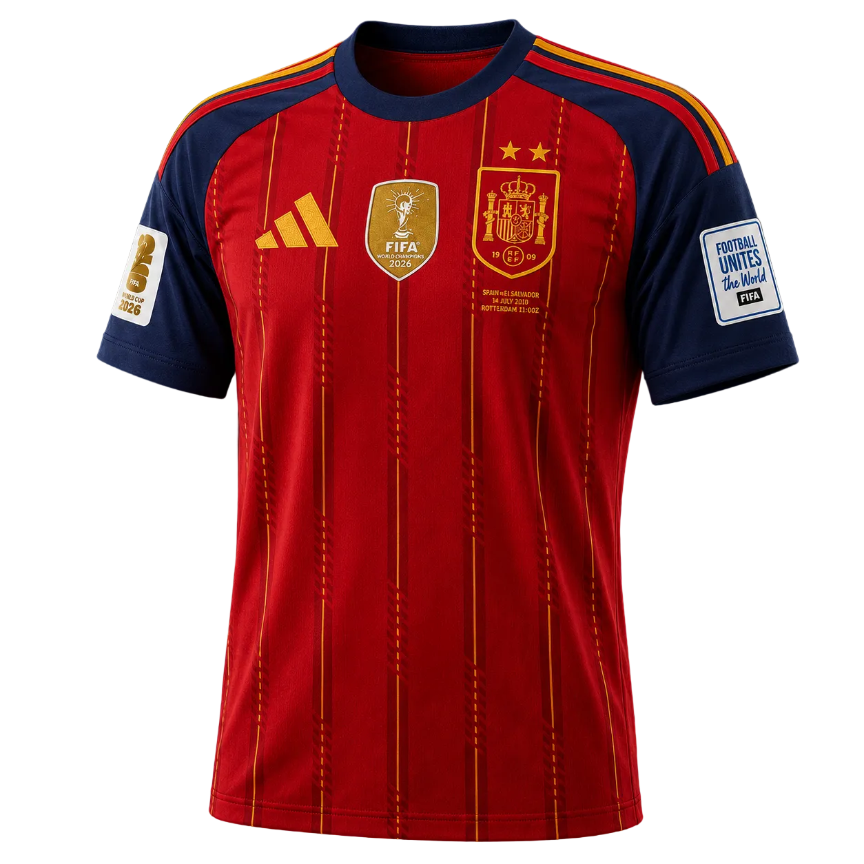 MAILLOT ESPAGNE DOMICILE COUPE DU MONDE 2026 ⭐️⭐️