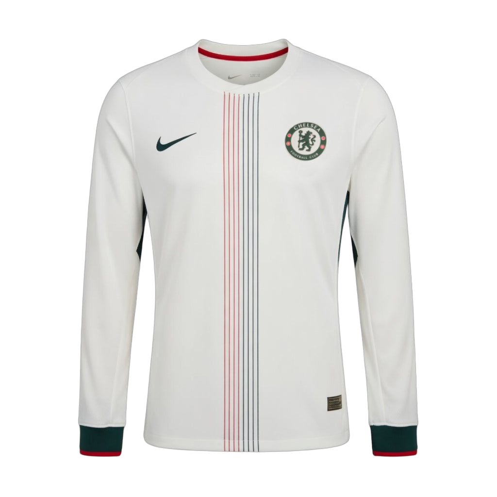 MAILLOT CHELSEA EXTERIEUR MANCHES LONGUES 2025/2026