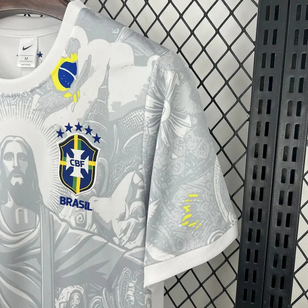 BRÉSIL MAILLOT CONCEPT 2025 CHRIST BLANC