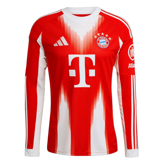 Maillot Bayern Munich Domicile Manches Longues Homme 2025 2026 Rouge