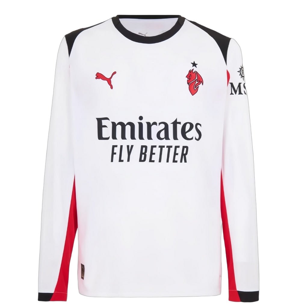 MAILLOT AC MILAN EXTERIEUR MANCHES LONGUES 2025/2026
