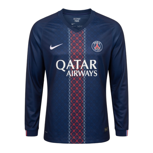 MAILLOT PSG DOMICILE MANCHES LONGUES 2025/2026