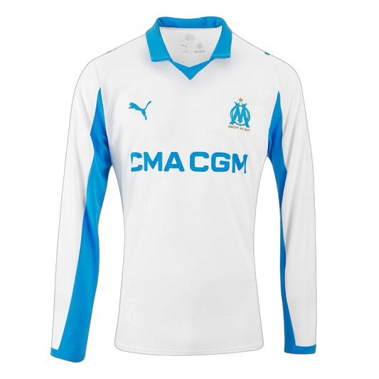 MAILLOT OM DOMICILE MANCHES LONGUES 2025/2026