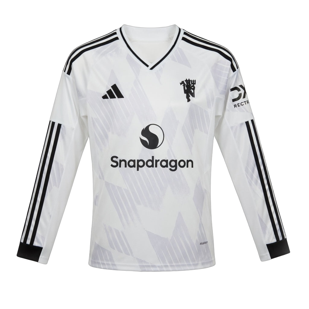 MAILLOT MANCHESTER UNITED EXTERIEUR MANCHES LONUES 2025/2026
