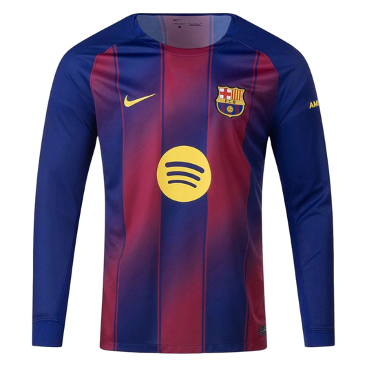 MAILLOT FC BARCELONE MANCHES LONGUES DOMICILE 2025/2026